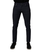 Dolce & Gabbana Dark Blue Cotton Stretch Skinny Denim Jeans -   -  Dolce & Gabbana.